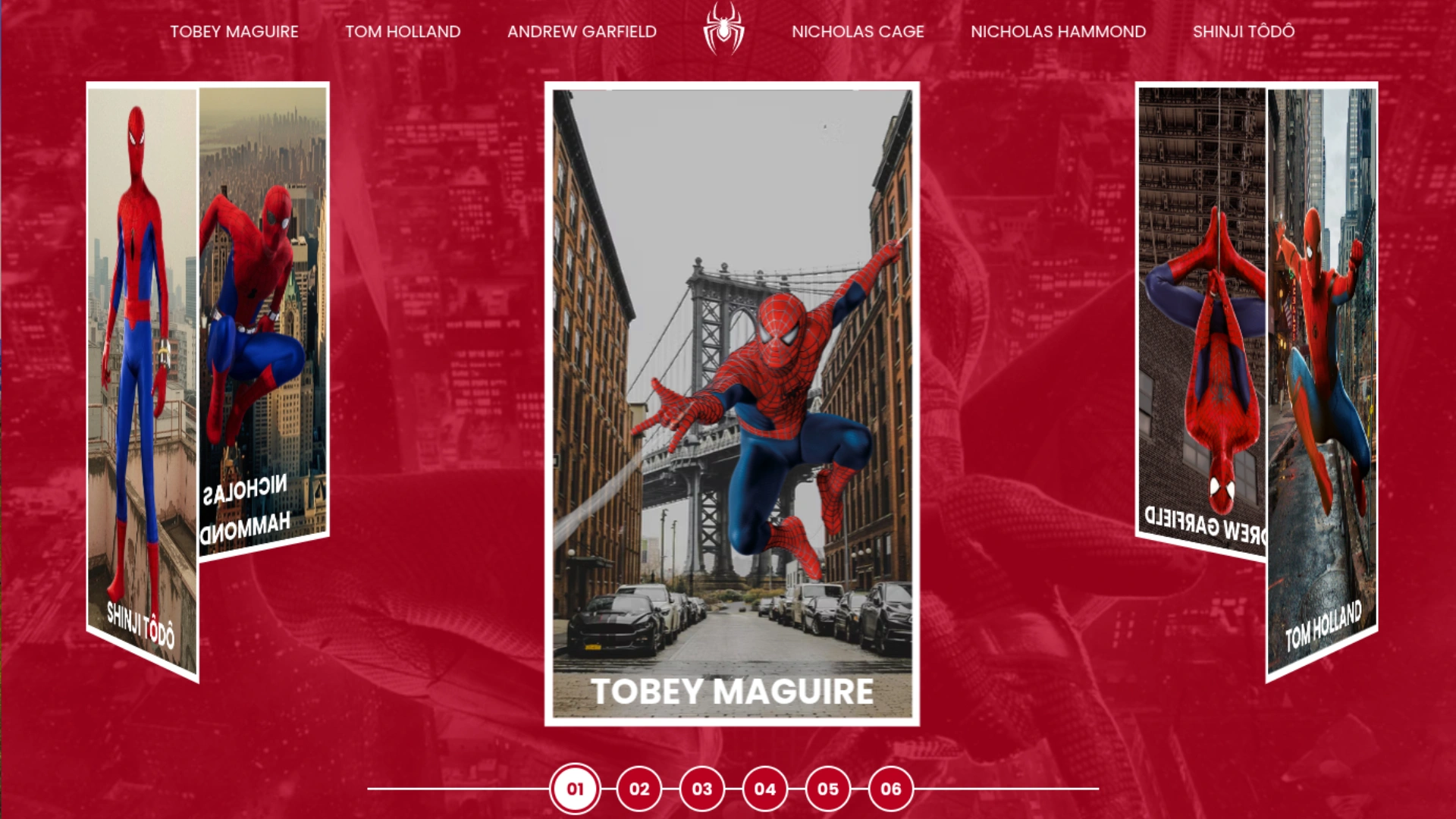 Screenshot do Projeto Aranhaverso